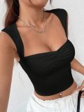 Solid Color Sleeveless Backless Vest GYSQ-CVDL2780