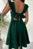 Fashion Solid Color Sleeveless Mini Dress GYSQ-CDBL3030