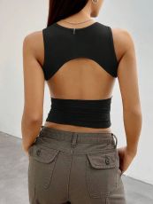 Solid Color Tight Sleeveless Tank Tops GYSQ-CDEA2460
