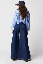 Fashion Washed Loose Wide Leg Jeans XCFF-6816