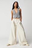 Fashion Washed Loose Wide Leg Jeans XCFF-6816