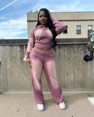 Long Sleeve Hooded Slim Two Piece Pants Set GBGF-5036-1