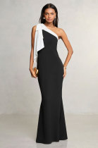 Sexy Slash Shoulder Slim Maxi Dress XHXF-437