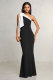 Sexy Slash Shoulder Slim Maxi Dress XHXF-437