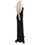 Sexy Slash Shoulder Slim Maxi Dress XHXF-437