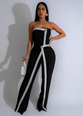 Sleeveless Wrap Chest Slim Jumpsuit GDIM-2433