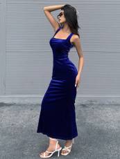 Sexy Backless Sleeveless Fishtail Dress GYSQ-CDDG1420