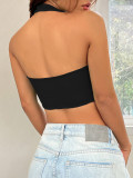 Sexy Halterneck Irregular Tank Tops GYSQ-CVEB2080