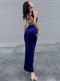 Sexy Backless Sleeveless Fishtail Dress GYSQ-CDDG1420