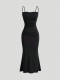 Solid Color Sleeveless Sling Maxi Dress GYSQ-CDEA0320