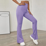 Solid Color Knits Micro Flare Pants GYSQ-CPBI3030