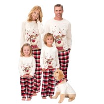 Christmas Moose Printed Parent-Child Pajama Set YLDF-209178-2