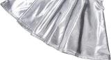 Sexy Solid Color Pleated Mini Skirt GPBY-14428