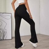 Solid Color Knits Micro Flare Pants GYSQ-CPBI3030