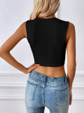 Sleeveless Solid Color Tank Tops GYSQ-CVDE1830