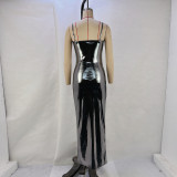Sexy Off Shoulder Sling Maxi Dress GPBY-14526