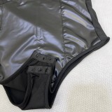 Sexy Sling PU Leather Bodysuit GPBY-1503