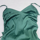 Sexy Sling Tie Up Backless Maxi Dress GPBY-14721