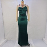 Sexy Sling Tie Up Backless Maxi Dress GPBY-14721