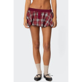 Plaid Print Bottomed Pod Culottes ASL-6769