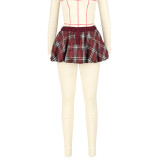Plaid Print Bottomed Pod Culottes ASL-6769