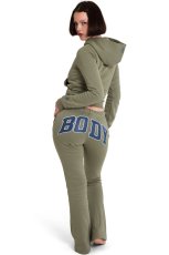 Thickened Sweatshirt Suit Casual Print Suit GMJL-XH0015