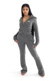 Thickened Sweatshirt Suit Casual Print Suit GMJL-XH0015