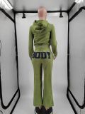 Thickened Sweatshirt Suit Casual Print Suit GMJL-XH0015