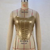 Sexy Bandage Belted Tank Top GPBY-14676