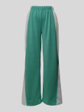 Casual Loose Wide Leg Patchwork Sport Pant MIL-099