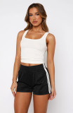 Side Double Stripe Loose Shorts MZ-2880