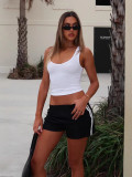 Side Double Stripe Loose Shorts MZ-2880