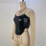 Sexy Bandage Belted Tank Top GPBY-14676