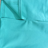 Solid Color Sexy Sling Mini Dress GPBY-22014