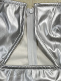 Low-cut Sexy Sleeveless Backless Mini Dress GPBY-13531