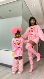 Kids Girl Cartoon Printed Sport Sweatshirt GYAY-8112