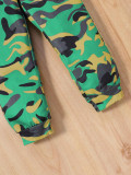 Kids Long Sleeve Pullover Camouflage Pants Suit GYMF-148