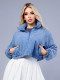 Solid Color Long Sleeve Thick Jacket YH-9003