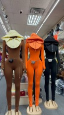 Pre Order: About 7 work days shipping Solid Color Long Sleeve Slim Jumpsuit YUEM-600621