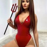 V Neck Back Zipper PU Leather Bodysuit GPBY-1486