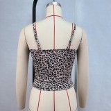 Sexy Leopard Print Sling Tank Top GPBY-16413