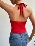 Sexy Halterneck Backless Sexy Vest GYSQ-CVEA0870