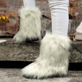 Fashion Plush Warm Snow Boots TWZX-118