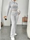 Long Sleeve Sport Two Piece Pants Set GYSQ-EUEH2490