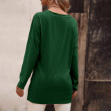 Long Sleeve V Neck Knits T Shirt GYSQ-QCCH2250