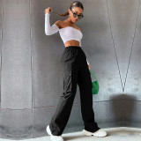 Solid Color Casual Staight Pants GYSQ-CPDE2940