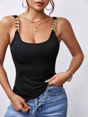 U Neck Sleeveless Sling Tops GYSQ-UTED1920