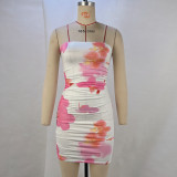 Sexy Print Slim Tube Tops Dress GPBY-15712