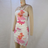Sexy Print Slim Tube Tops Dress GPBY-15712