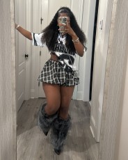 Printed Ultra Short Puffy Skirt LSD-2319